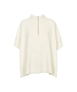 Missya Top/ Loungeshirt/ Pyjamas<002 002 IVORY - Comfy Poncho