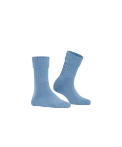 Falke Ankelstrømper/ Sokker<6707 AIRY BLUE - Striggings Rib SO Socks
