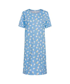 Mey Natkjoler/ Underkjoler/ Chemiser<544 ANGEL BLUE - Ladies Sleepshirt Short Sleeve