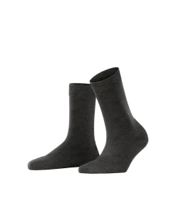 Falke Ankelstrømper/ Sokker<3117 ANTHRA. MEL. - ClimaWool SO Socks