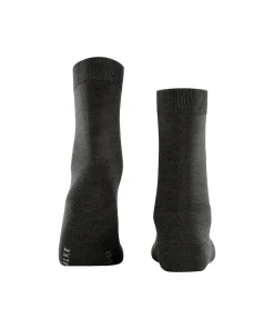 Falke Ankelstrømper/ Sokker<3117 ANTHRA. MEL. - ClimaWool SO Socks