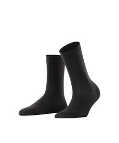 Falke Ankelstrømper/ Sokker<3529 ANTHRACITE - Cotton Touch SO Socks