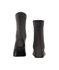 Falke Ankelstrømper/ Sokker<3529 ANTHRACITE - Cotton Touch SO Fine Knit Socks