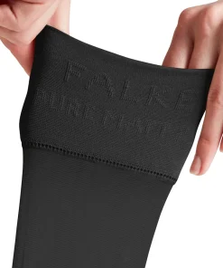 Falke Knæstrømper<3529 ANTHRACITE - Pure Matt 20 KH Knee High