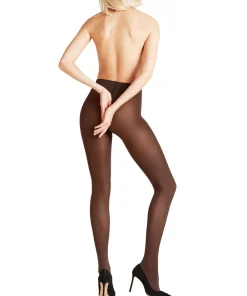 Falke Strømpebukser/ Leggings<3529 ANTHRACITE - Seidenglatt 40 TI Tights