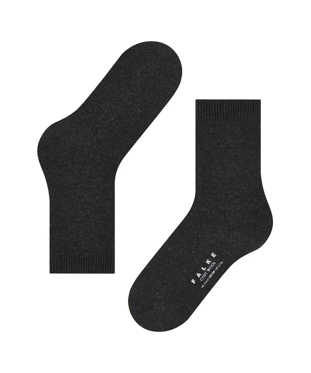 Falke Ankelstrømper/ Sokker<3089 ANTHRA.MEL - Cosy Wool SO Socks