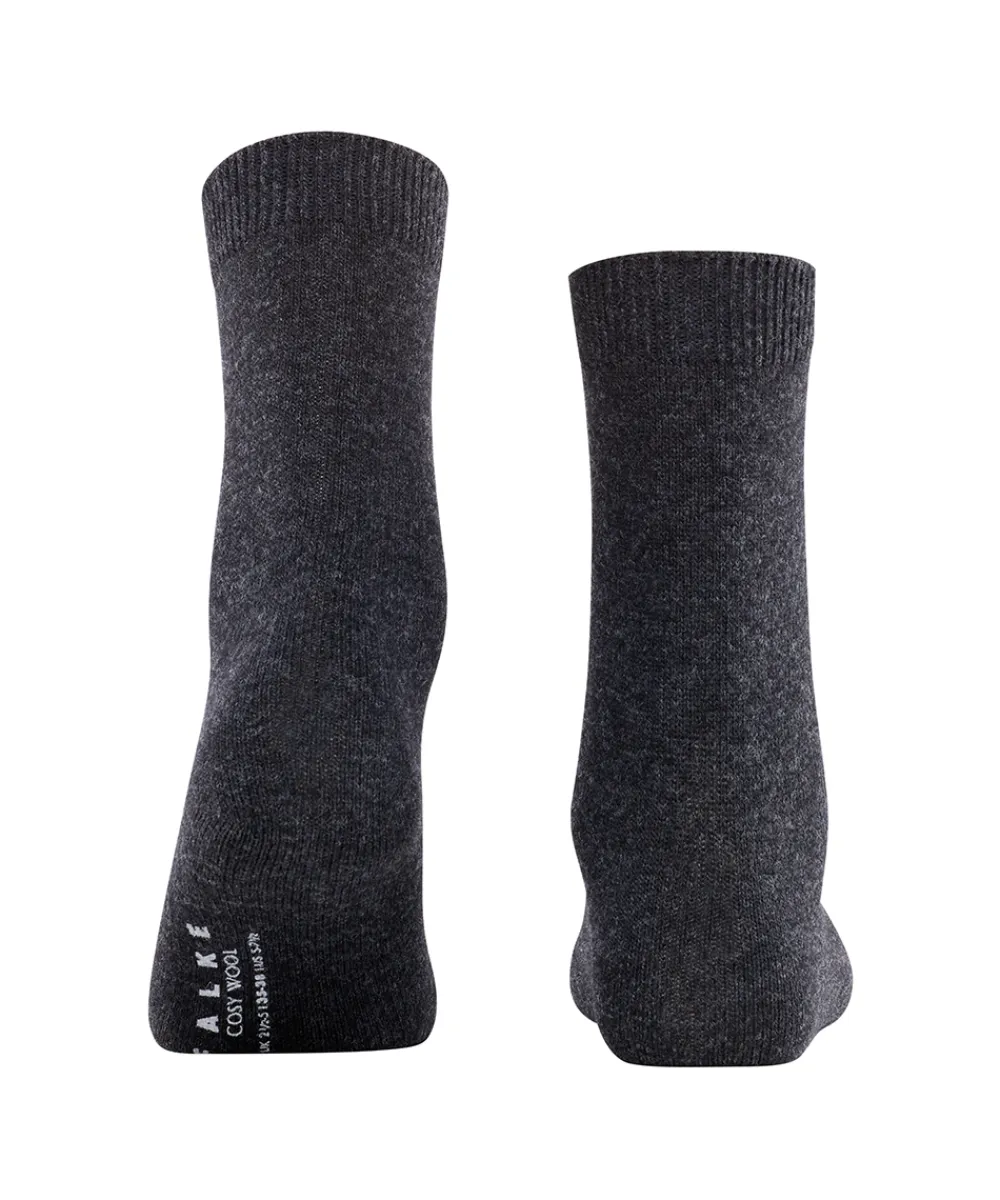 Falke Ankelstrømper/ Sokker<3089 ANTHRA.MEL - Cosy Wool SO Socks