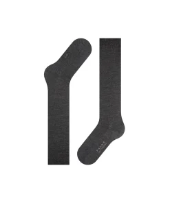 Falke Knæstrømper<3089 ANTHRA.MEL - Softmerino KH Socks