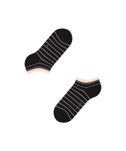 Falke Footies/ Sneaker-strømpe<3080 ANTHRA.MEL - Stripe Shimmer SN Sneaker Socks