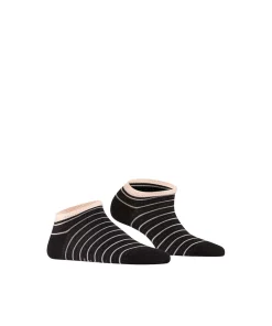 Falke Footies/ Sneaker-strømpe<3080 ANTHRA.MEL - Stripe Shimmer SN Sneaker Socks
