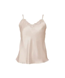 Lady Avenue Top/ Loungeshirt/ Pyjamas|Undertøj<104 BAILEY - Silk Woven Camisole W/Lace