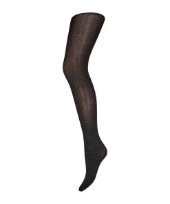 Decoy Strømpebukser/ Leggings<4354 BEIGE - Small Dots 42 Den Tights