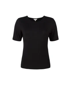 Lady Avenue Undertøj<02 BLACK - Bamboo T-Shirt With Short Sleeve