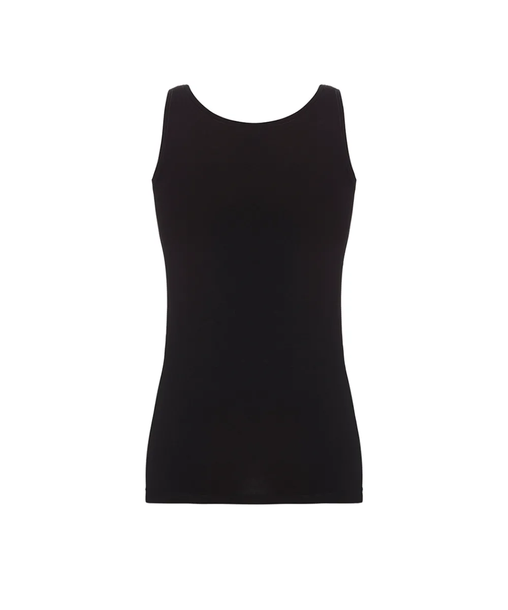 Femilet Undertøj<011 BLACK - Basic Cotton Tanktop