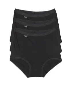 Sloggi Trusser<0004 BLACK - Basic+ Maxi