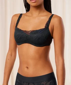 Triumph Bh'er<0004 BLACK - Body Make-Up Illusion Lace Bra Whp