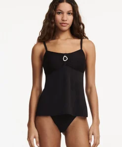 Femilet Tankinier|Bikinier<011 BLACK - Bonaire Wirefree Tankini