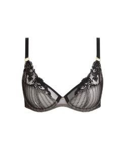 Chantelle Bh'er<011 BLACK - Cabaret Sauvage Covering Underwired Bra