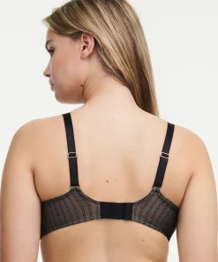 Chantelle Bh'er<011 BLACK - Cabaret Sauvage Covering Underwired Bra