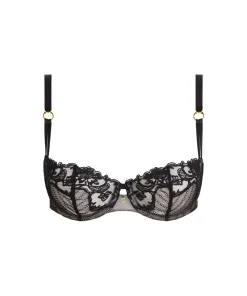 Chantelle Bh'er<011 BLACK - Cabaret Sauvage Half-cup Balcony Bra
