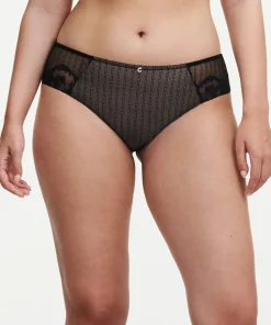 Chantelle Trusser<011 BLACK - Cabaret Sauvage Revealing Shorty