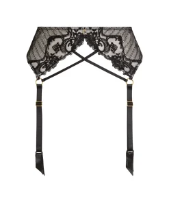 Chantelle Tilbehør<011 BLACK - Cabaret Sauvage Suspender Belt