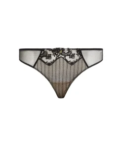 Chantelle Trusser<011 BLACK - Cabaret Sauvage Tanga