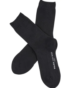 Falke Ankelstrømper/ Sokker<3009 BLACK - Cosy Wool SO Socks