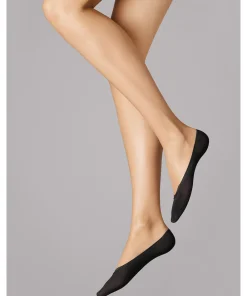 Wolford Footies/ Sneaker-strømpe<7005 BLACK - Cotton Footsies Ankelstrømper/Sokker