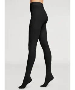 Wolford Strømpebukser/ Leggings<7005 BLACK - Cotton Rib Strømpebukser/Leggings