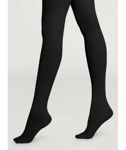 Wolford Strømpebukser/ Leggings<7005 BLACK - Cotton Rib Strømpebukser/Leggings