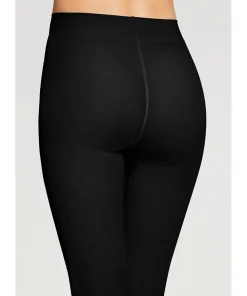 Wolford Strømpebukser/ Leggings<7005 BLACK - Cotton Rib Strømpebukser/Leggings