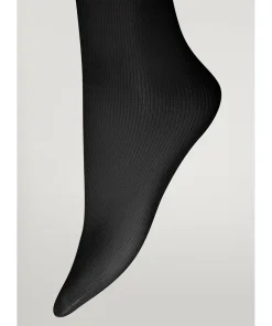 Wolford Strømpebukser/ Leggings<7005 BLACK - Cotton Rib Strømpebukser/Leggings