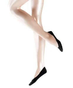 Falke Footies/ Sneaker-strømpe<3009 BLACK - Cotton Step Sock