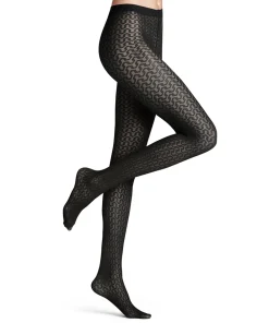 Falke Strømpebukser/ Leggings<3009 BLACK - Cryptogram Tights
