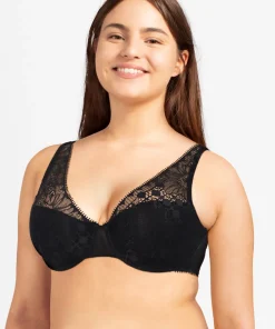 Chantelle Bh'er<011 BLACK - Day To Night Plunge Spacer Bra