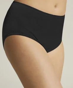 Femilet Trusser<011 BLACK - Debbie Midi Brief Pack