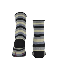 Falke Ankelstrømper/ Sokker<3000 BLACK - Dopamine Stripe SO Socks