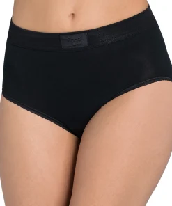 Sloggi Trusser<0004 BLACK - Double Comfort Maxi