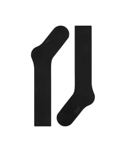 Falke Knæstrømper<3009 BLACK - Family KH Knee High