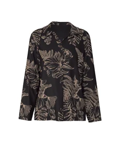 Calida Top/ Loungeshirt/ Pyjamas<992 BLACK - Favourites Seduction Shirt Long-Sleeve