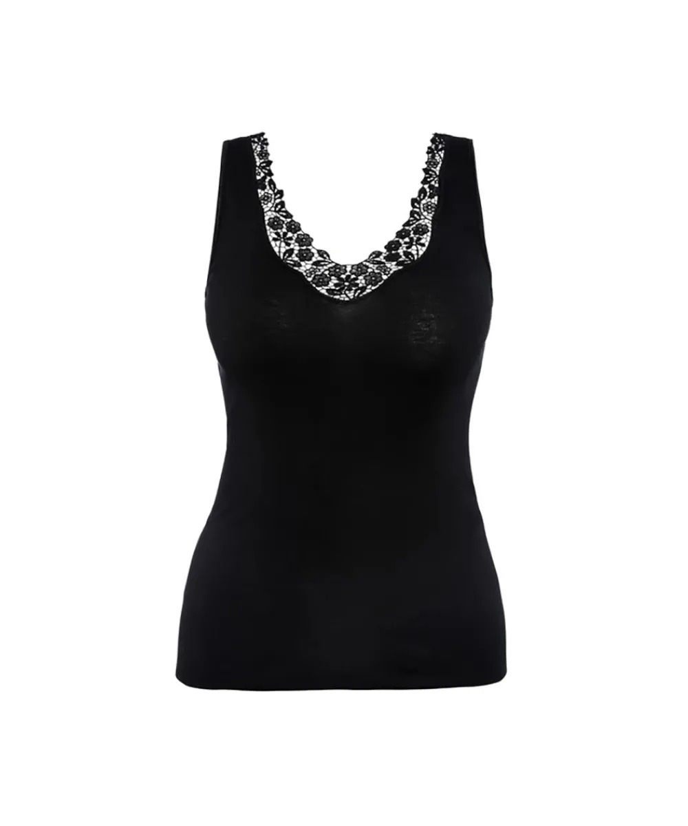 Calida Undertøj<992 BLACK - Feminin Sense Tank Top