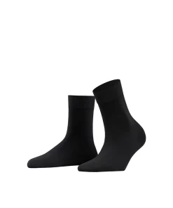 Falke Ankelstrømper/ Sokker<3000 BLACK - Fine Softness SO Socks