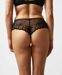 Chantelle Trusser<011 BLACK - Fleurs Revealing Shorty
