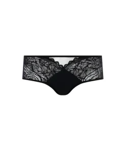 Chantelle Trusser<011 BLACK - Floral Touch Covering Shorty