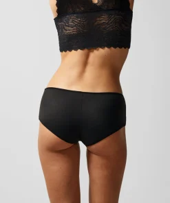 Chantelle Trusser<011 BLACK - Floral Touch Covering Shorty