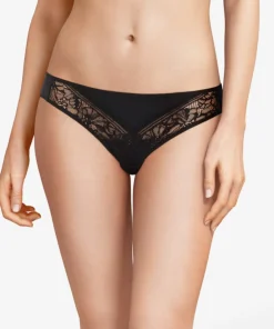 Chantelle Trusser<011 BLACK - Floral Touch Evolutive Brief