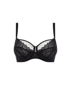 Chantelle Bh'er<011 BLACK - Floral Touch Very Covering Underwired Bra