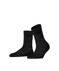 Falke Ankelstrømper/ Sokker<3000 BLACK - Granny Square SO Socks