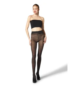 Wolford Strømpebukser/ Leggings<7005 BLACK - Graphic Pattern Strømpebukser/Leggings